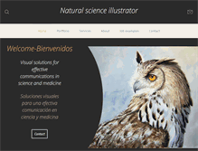 Tablet Screenshot of ilustracionesnaturaleza.com